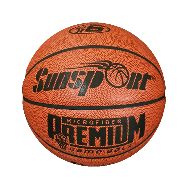 Sunsport Microfiber Premium - Leather Size 6 Basketball (Orange)